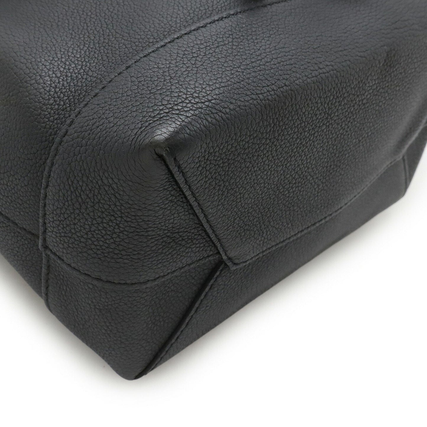 Louis Vuitton Lockme, Black, Leather, backpack