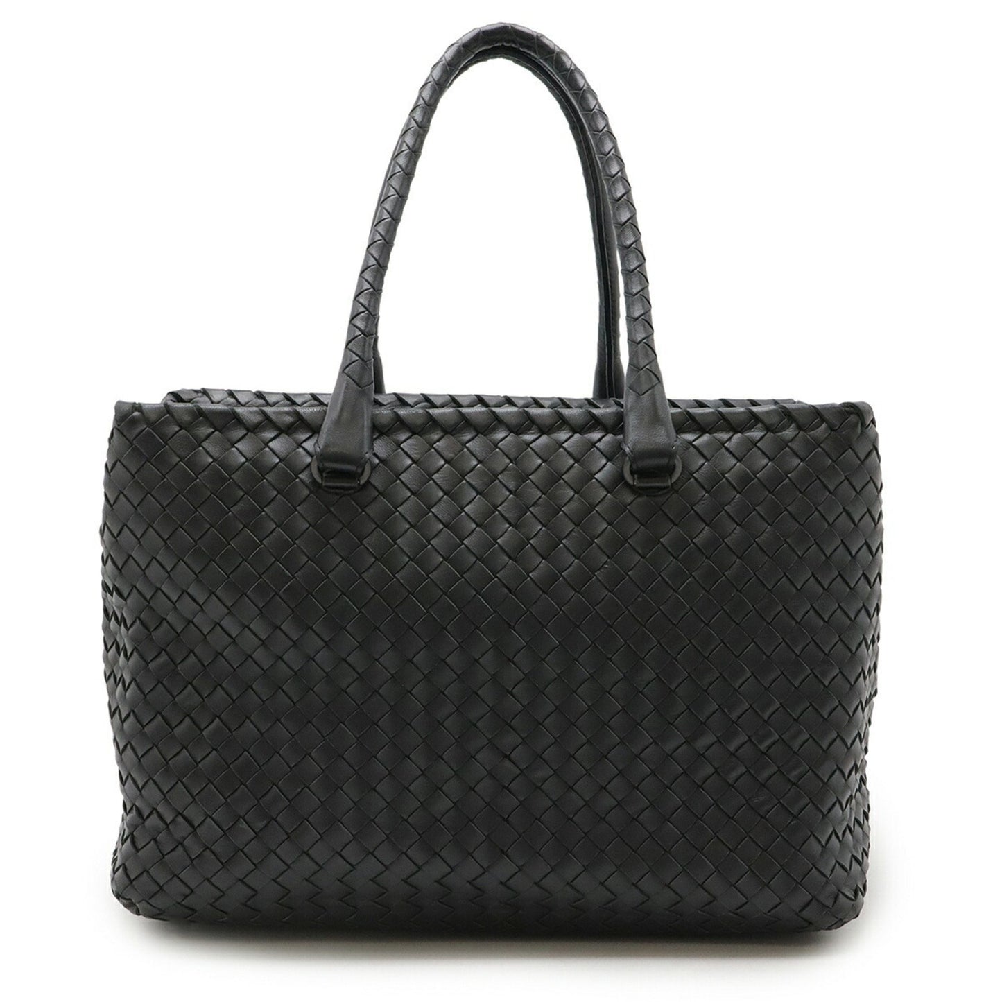 Bottega Veneta Intrecciato, Grey, Leather, tote