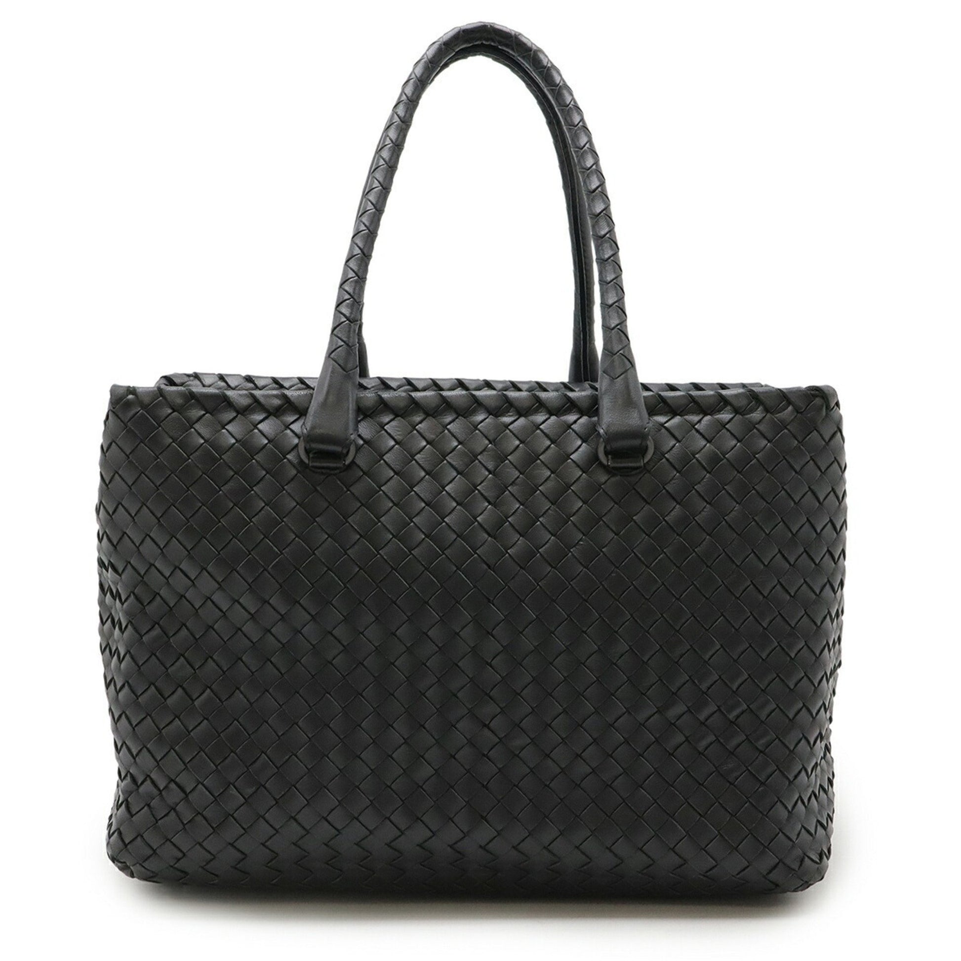 Bottega Veneta Intrecciato, Grey, Leather, tote