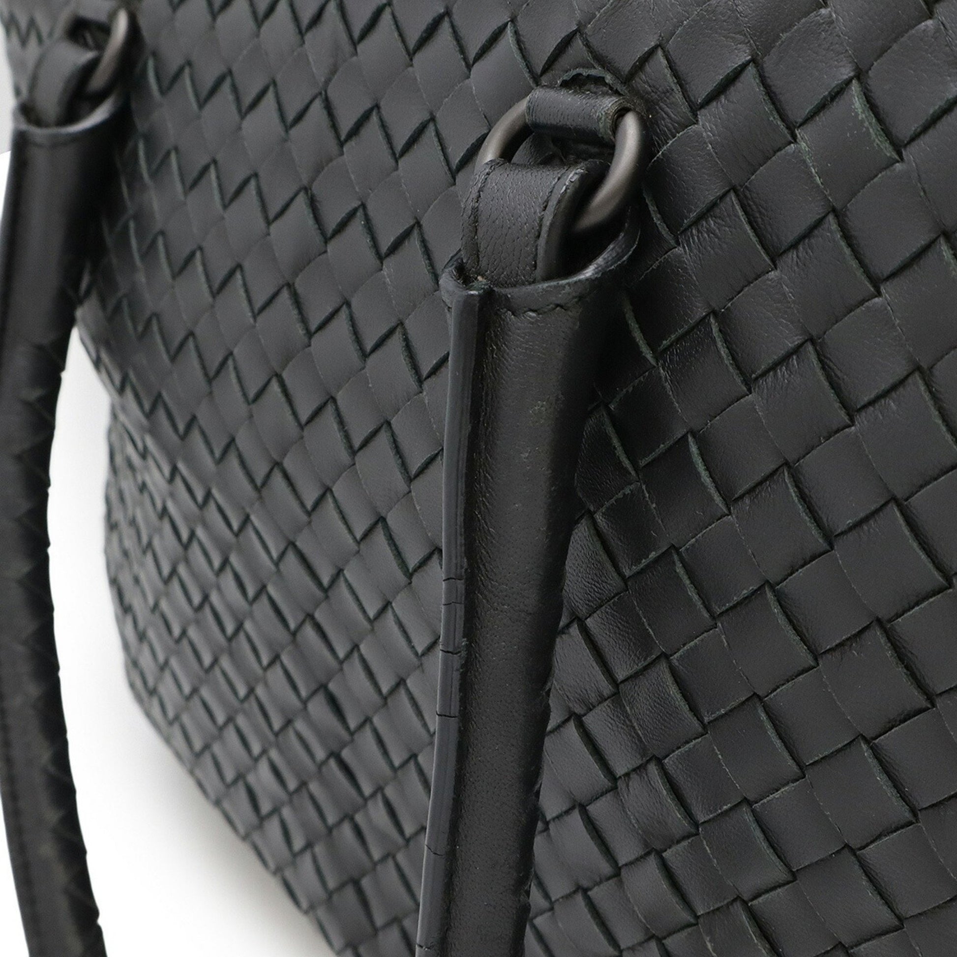 Bottega Veneta Intrecciato, Grey, Leather, tote
