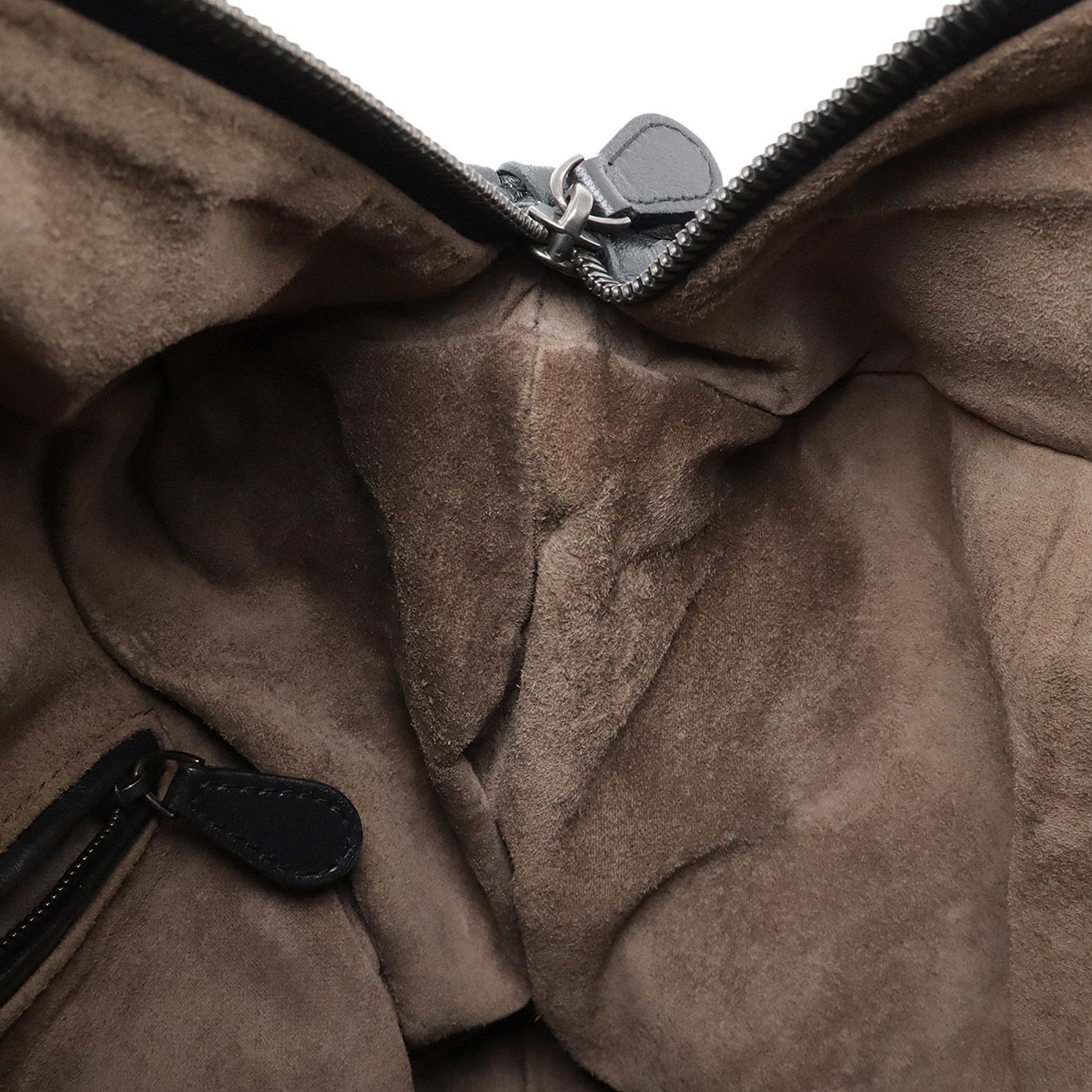 Bottega Veneta Intrecciato, Grey, Leather, tote
