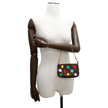 Louis Vuitton Mini Pochette Accessoires, Brown, Canvas, clutch