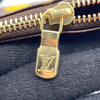 Louis Vuitton Mini Pochette Accessoires, Brown, Canvas, clutch