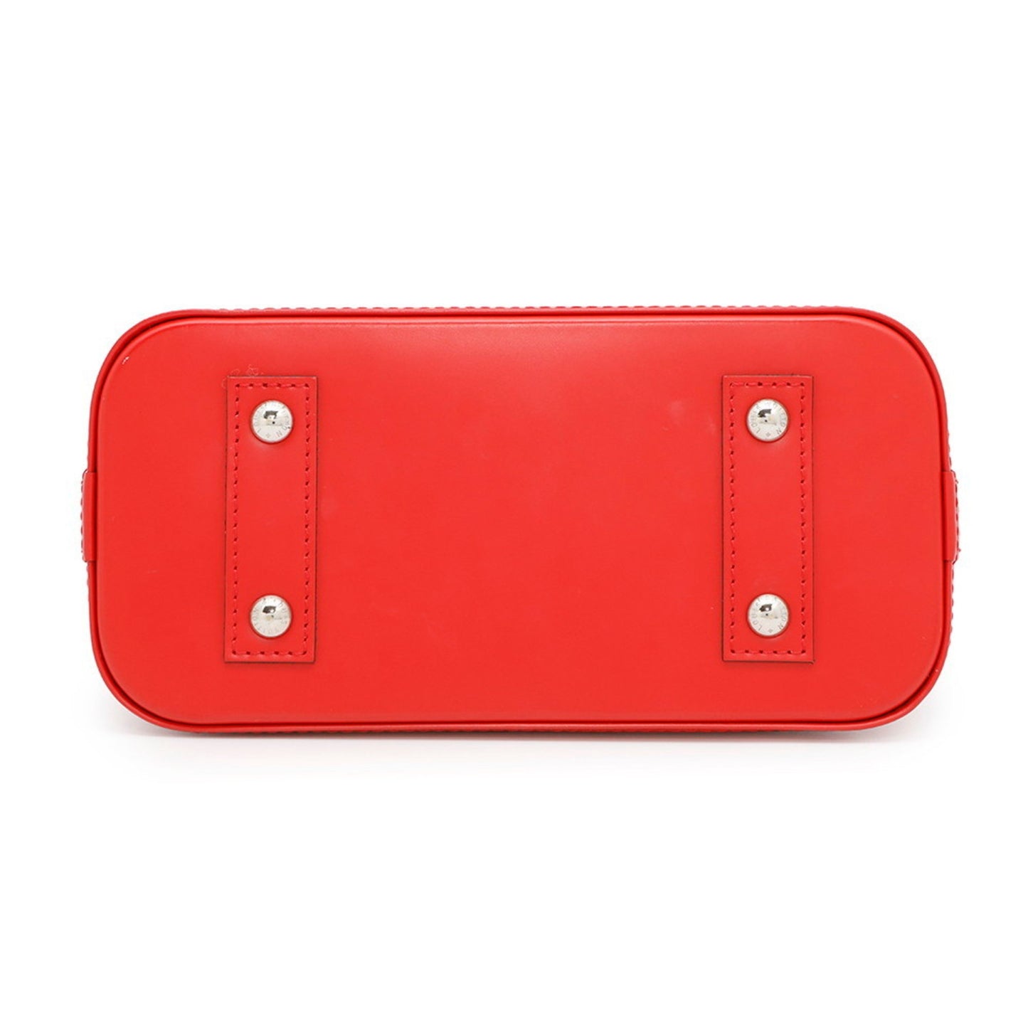 Louis Vuitton Alma BB, Red, Leather, handbag