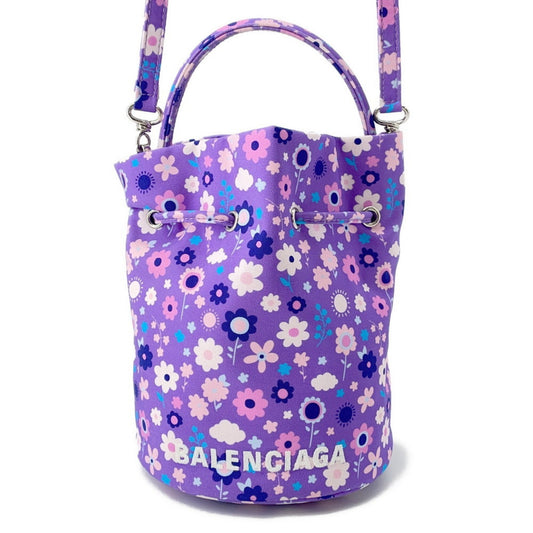 Balenciaga Wheel, Purple, NYLON, handbag