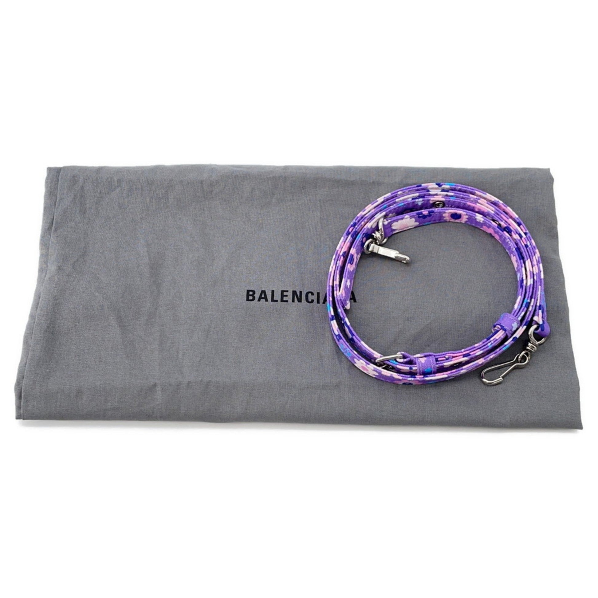 Balenciaga Wheel, Purple, NYLON, handbag