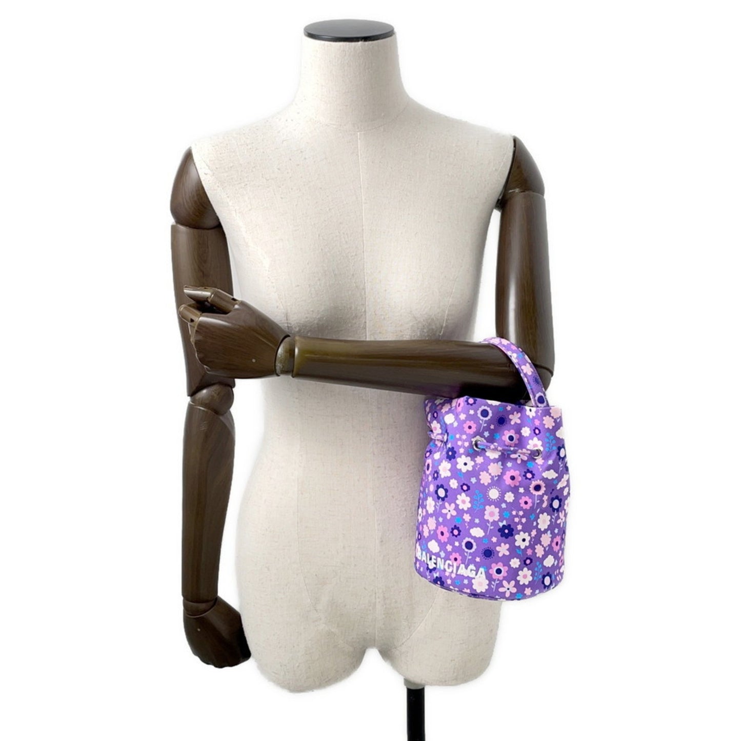 Balenciaga Wheel, Purple, NYLON, handbag