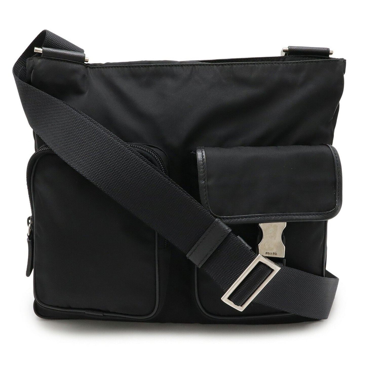Prada Re-edition, Black, NYLON, shoulder