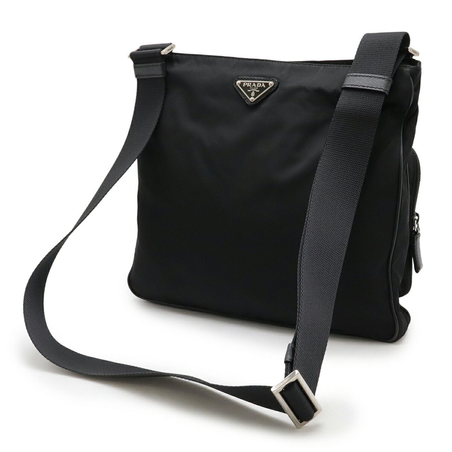 Prada Re-edition, Black, NYLON, shoulder