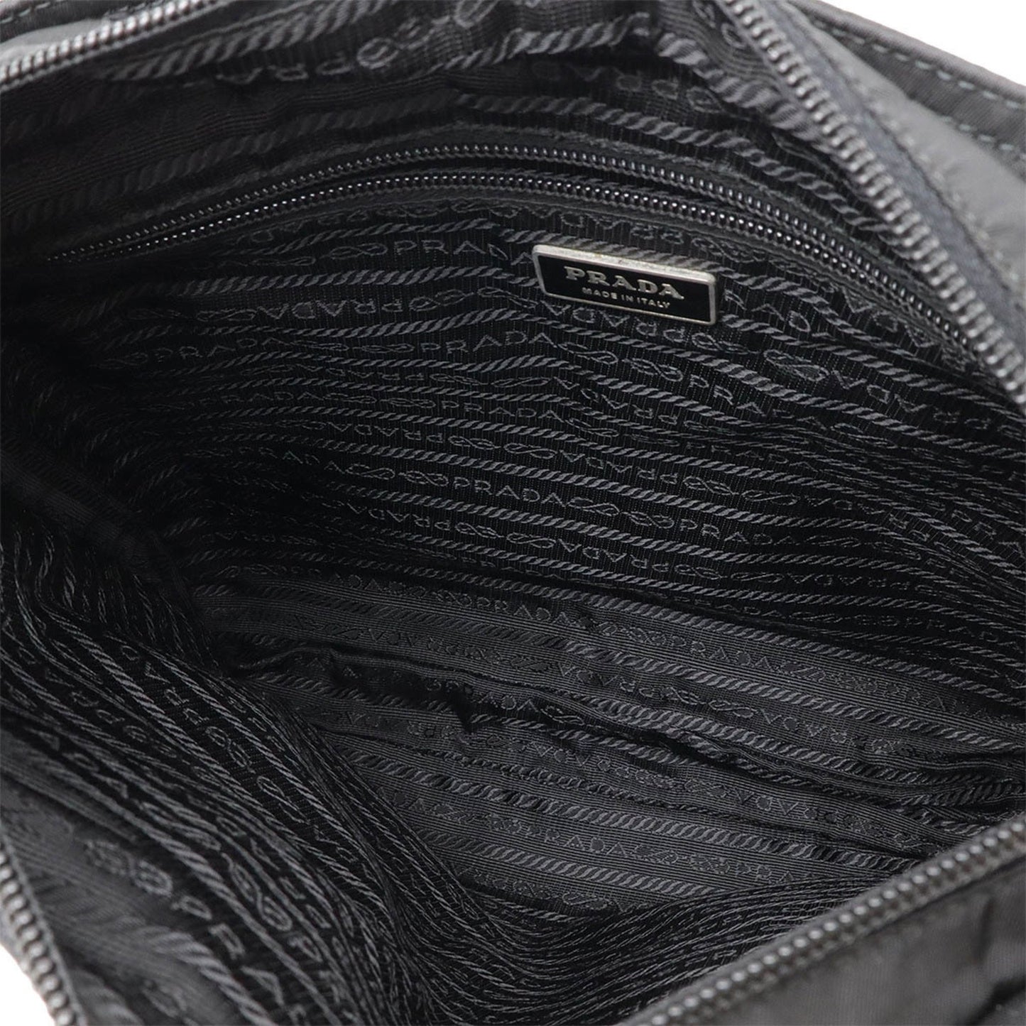 Prada Re-edition, Black, NYLON, shoulder