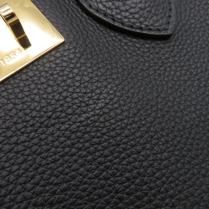 Louis Vuitton Milla, Black, Leather, handbag