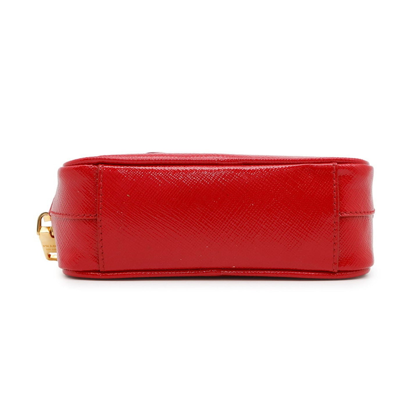 Prada Ribbon, Red, Leather, shoulder