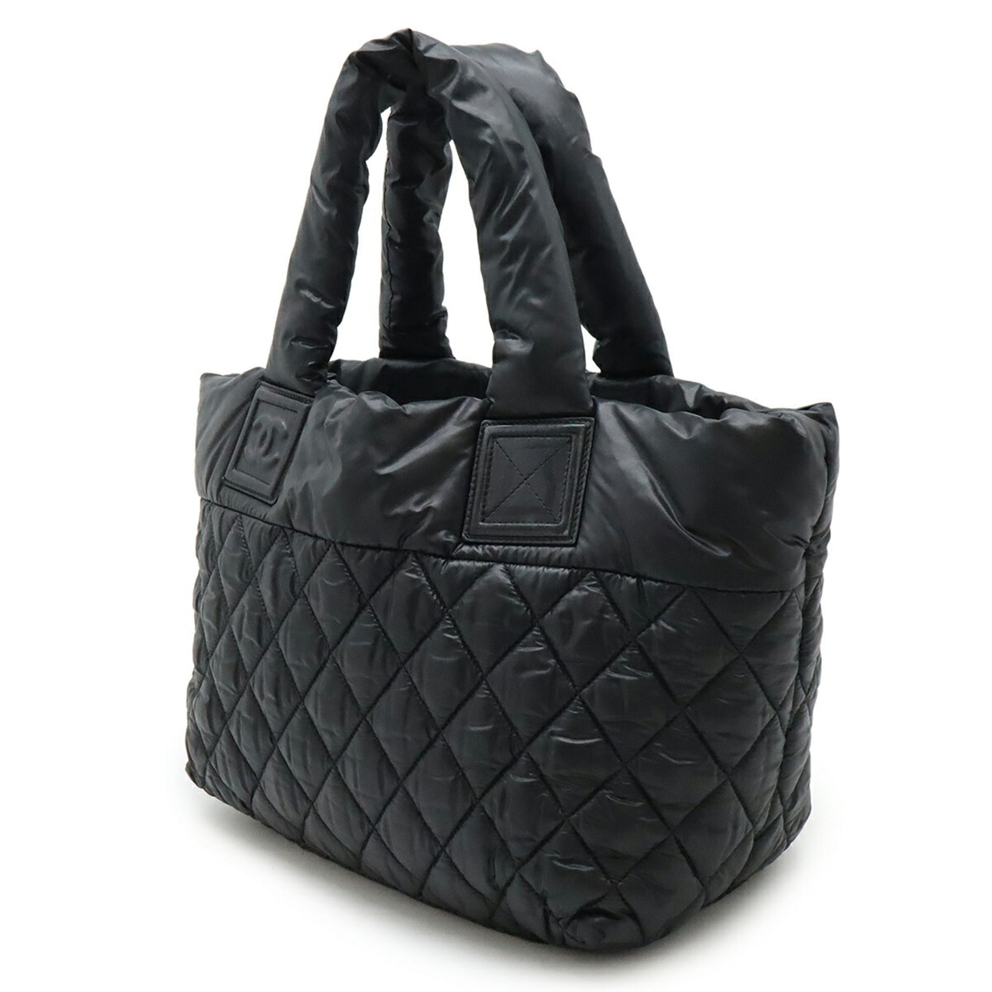 Chanel Coco Cocoon, Black, NYLON, tote