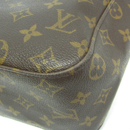 Louis Vuitton Looping, Brown, Canvas, shoulder