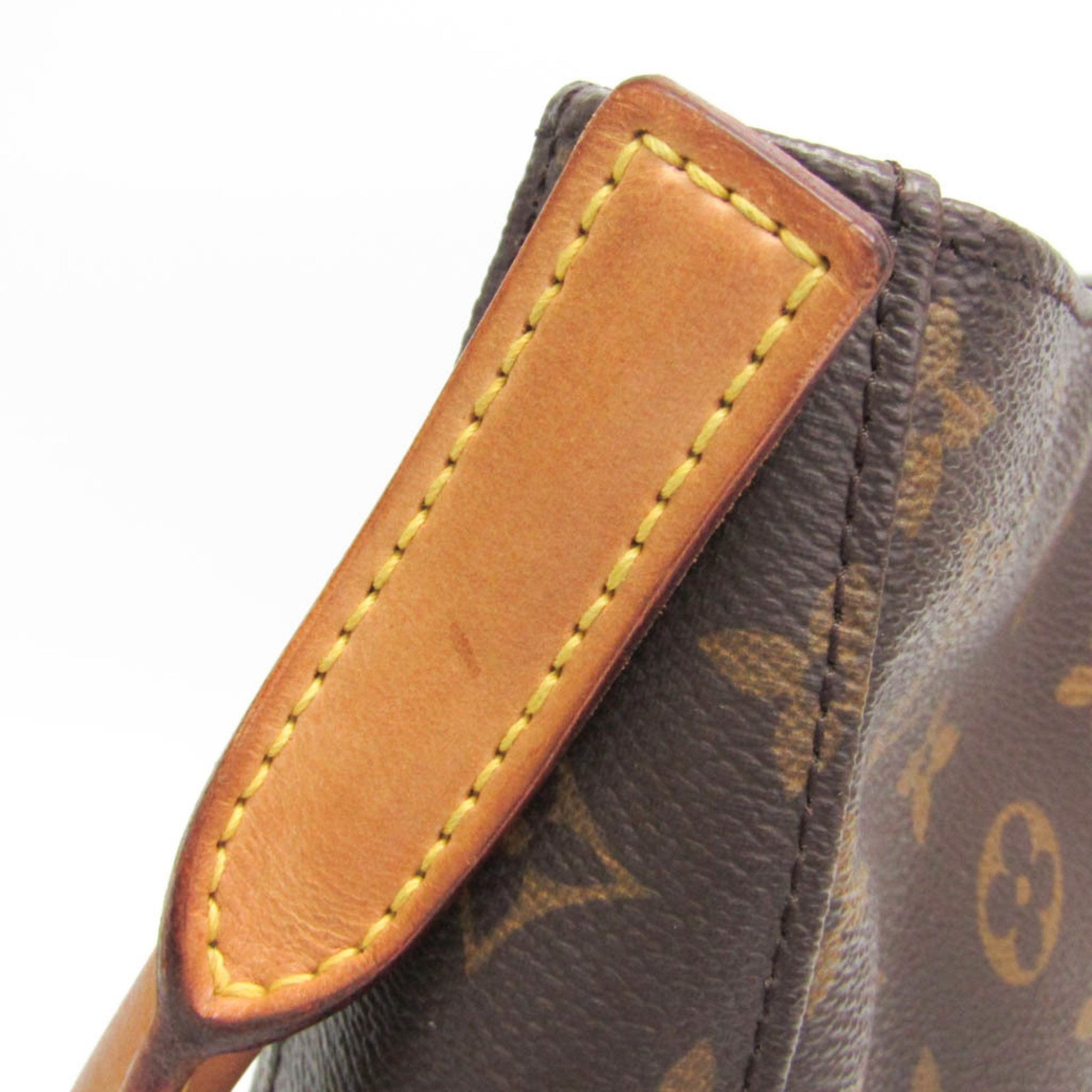 Louis Vuitton Looping, Brown, Canvas, shoulder