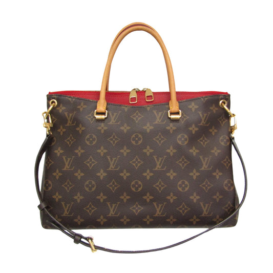 Louis Vuitton Pallas, Brown, Canvas, handbag