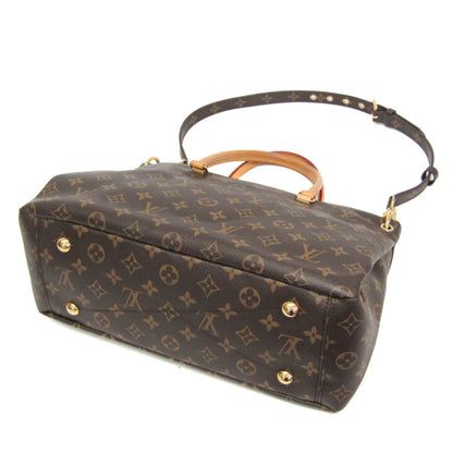 Louis Vuitton Pallas, Brown, Canvas, handbag