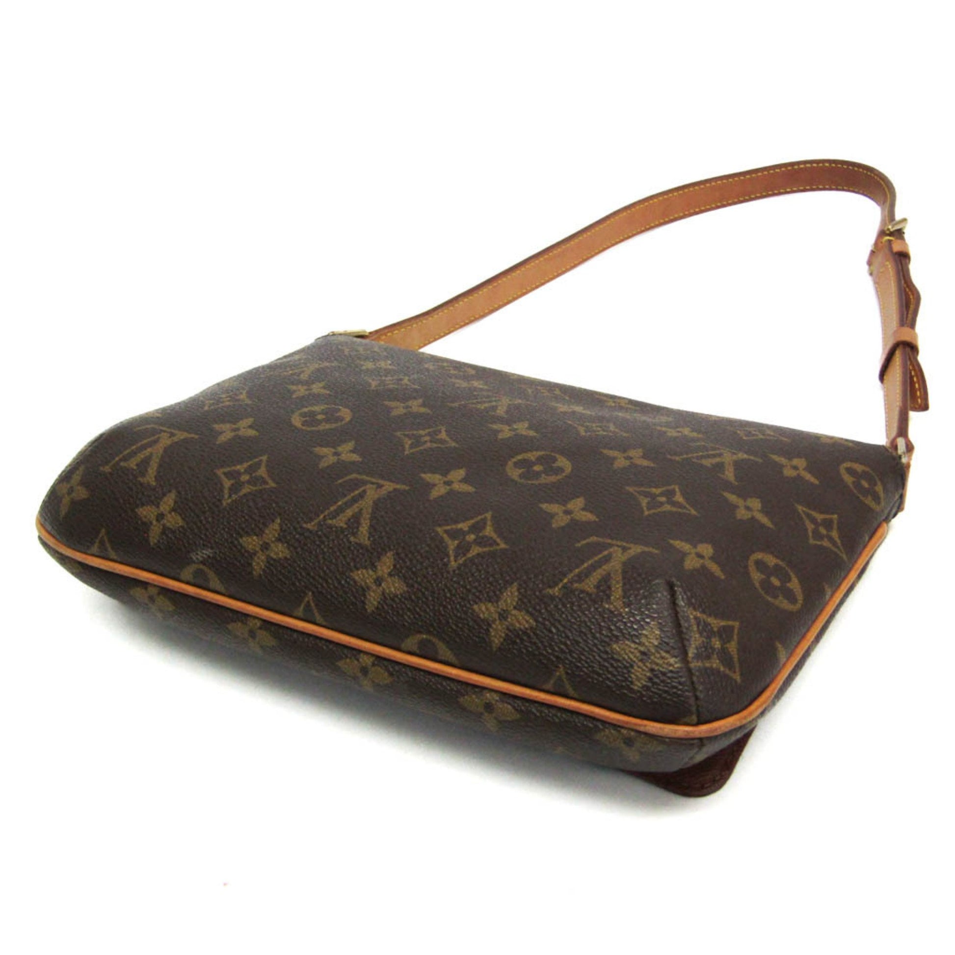 Louis Vuitton Musette Tango, Brown, Canvas, shoulder
