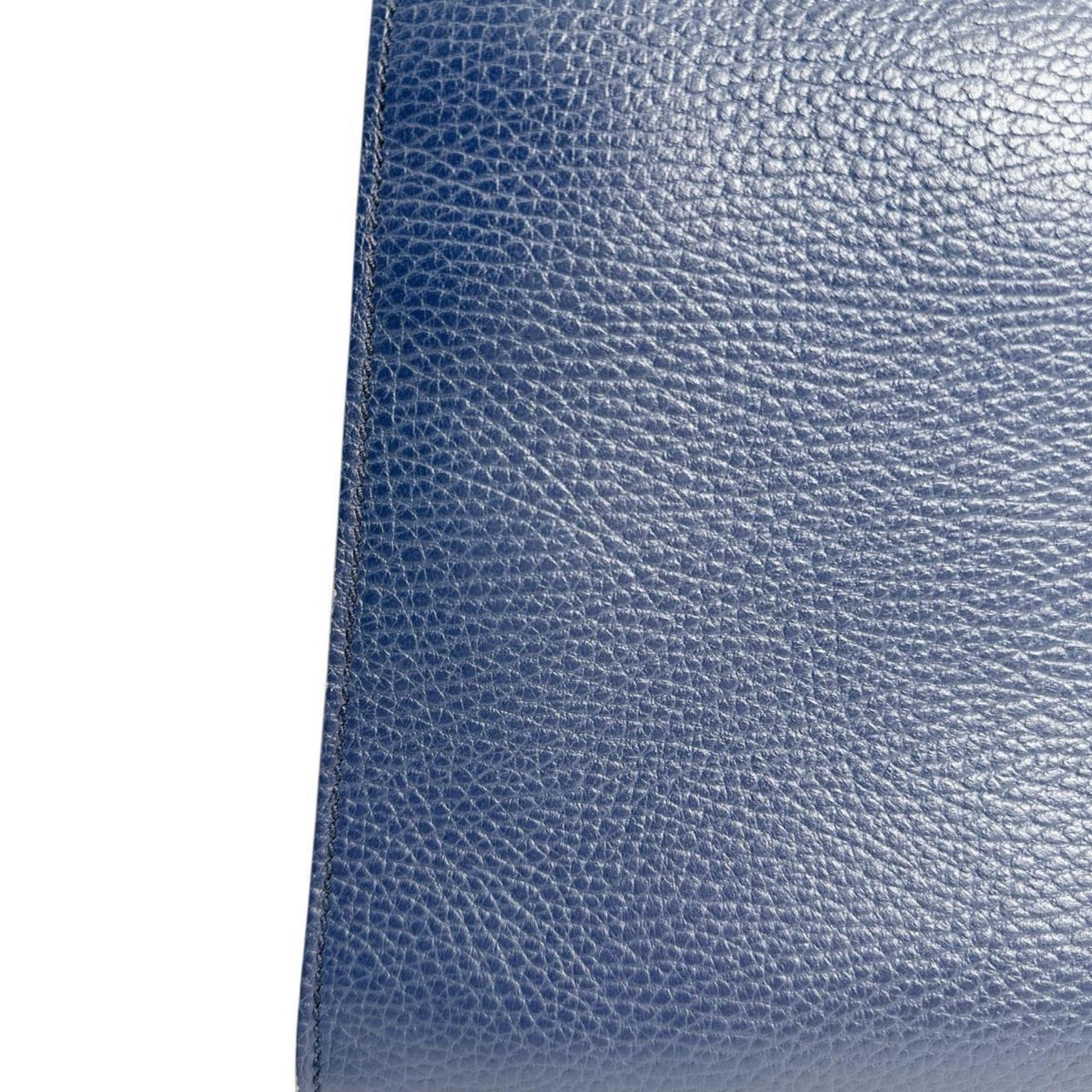 Gucci Nymphaea, Blue, Leather, handbag