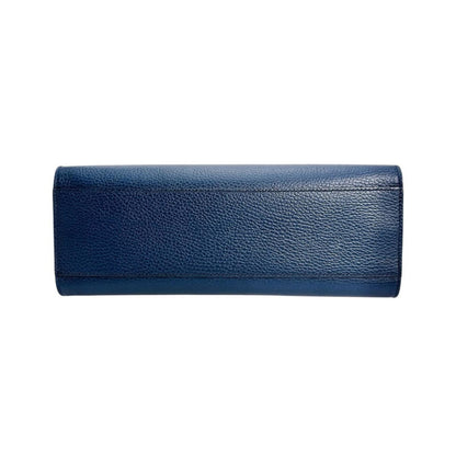 Gucci Nymphaea, Blue, Leather, handbag