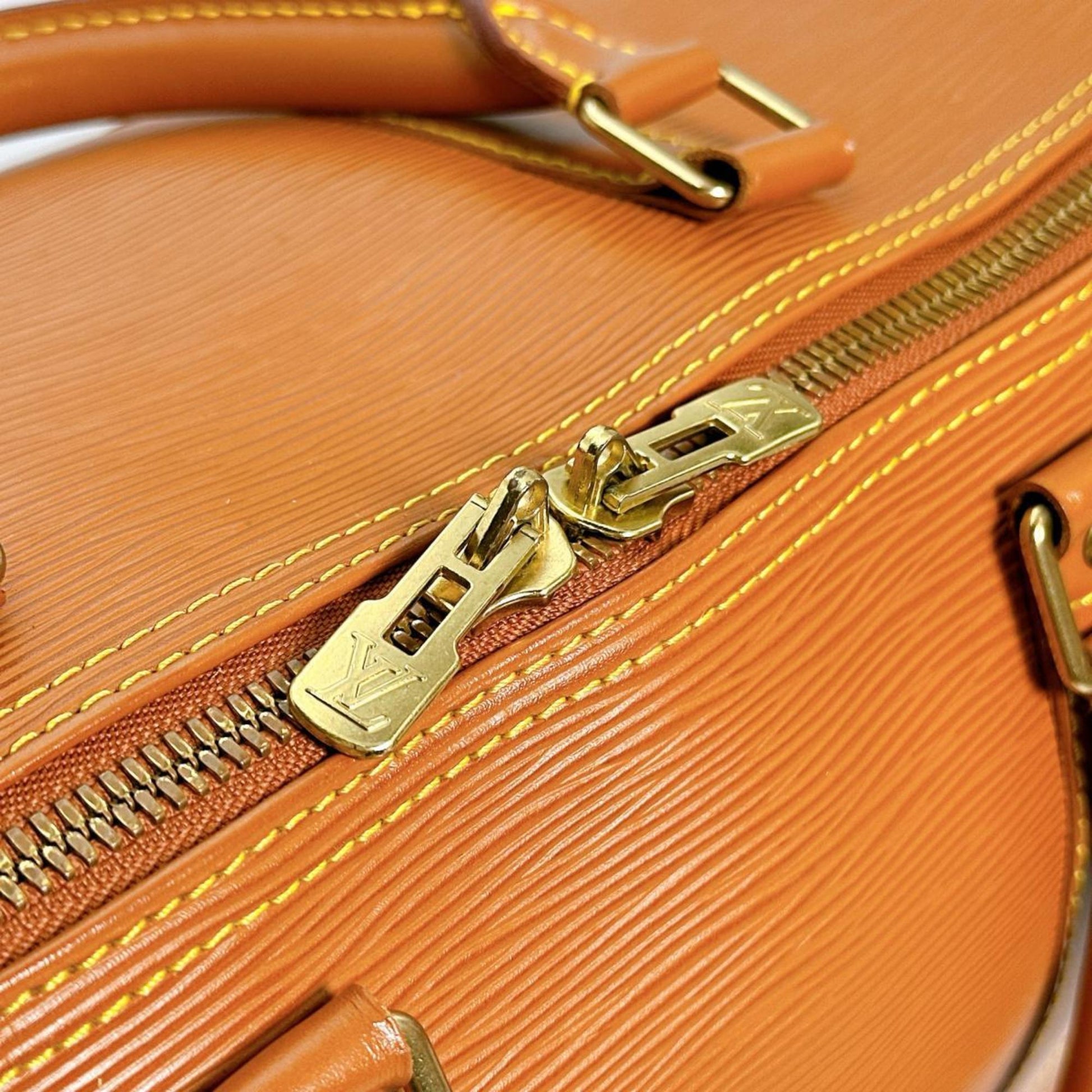 Louis Vuitton Keepall 50, Brown, Leather, travel
