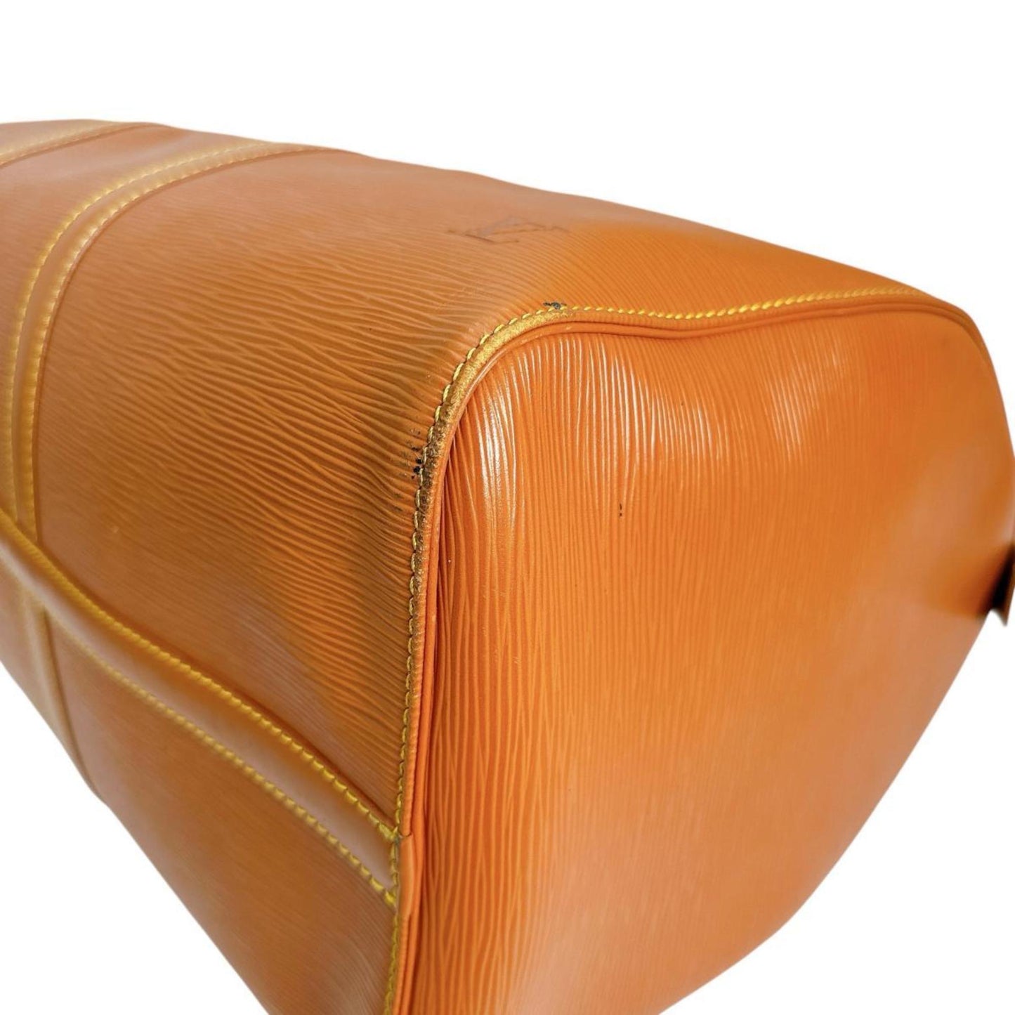 Louis Vuitton Keepall 50, Brown, Leather, travel