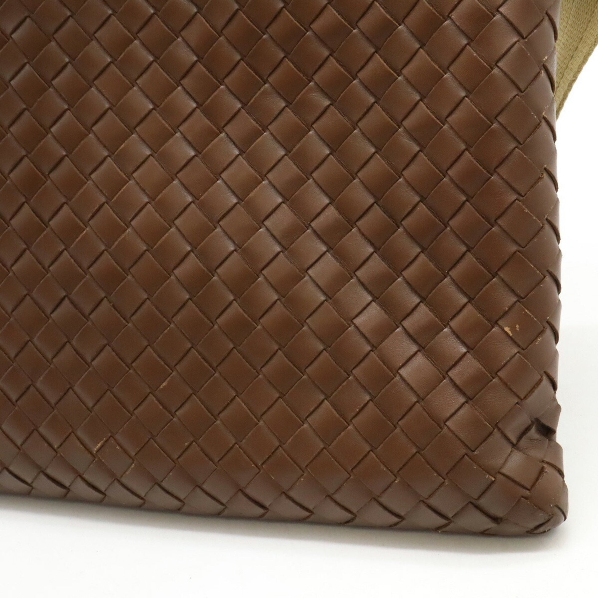 Bottega Veneta Intrecciato, Brown, Leather, shoulder