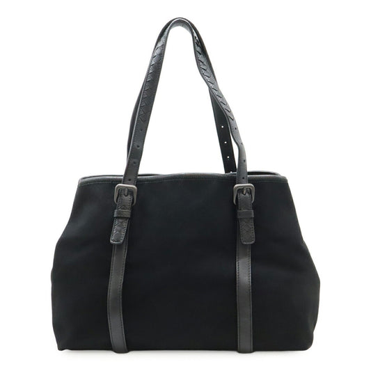 Bottega Veneta Vernice, Black, Canvas, tote
