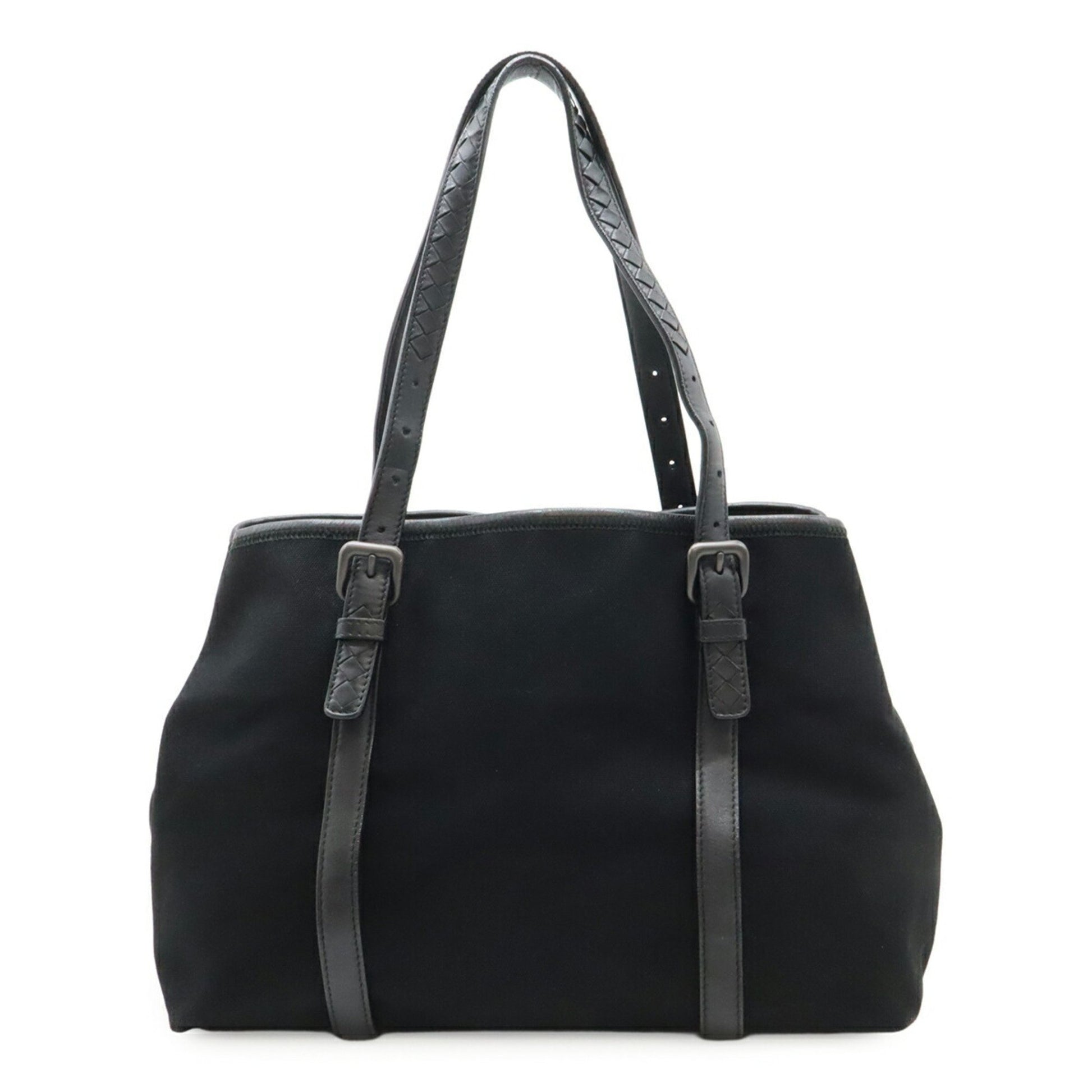 Bottega Veneta Vernice, Black, Canvas, tote