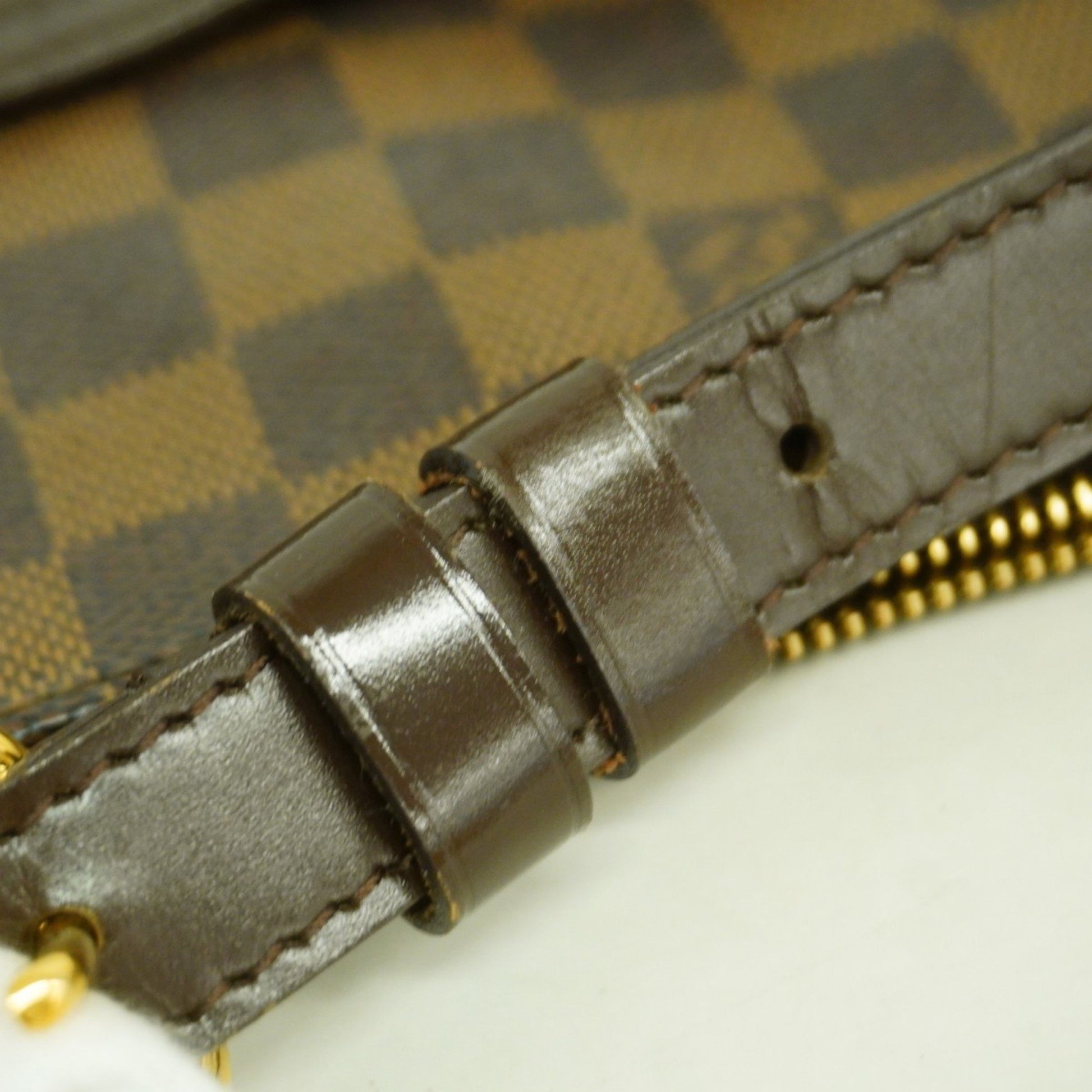 Louis Vuitton Bloomsbury, Brown, Canvas, shoulder