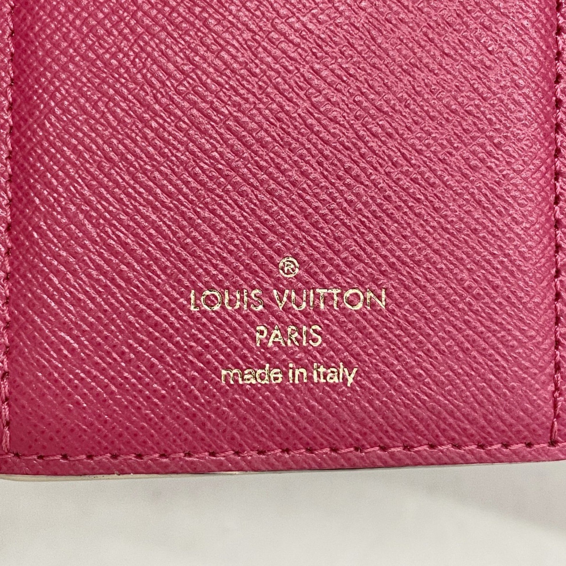 Louis Vuitton Victorine, White, Canvas, wallet