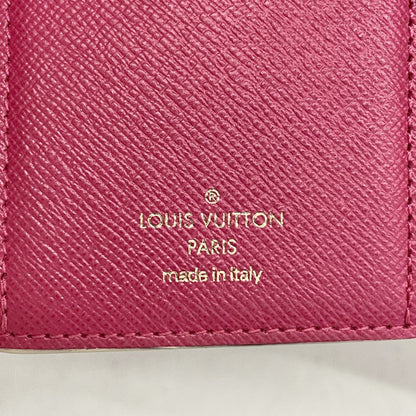 Louis Vuitton Victorine, White, Canvas, wallet