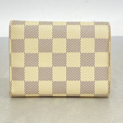 Louis Vuitton Victorine, White, Canvas, wallet