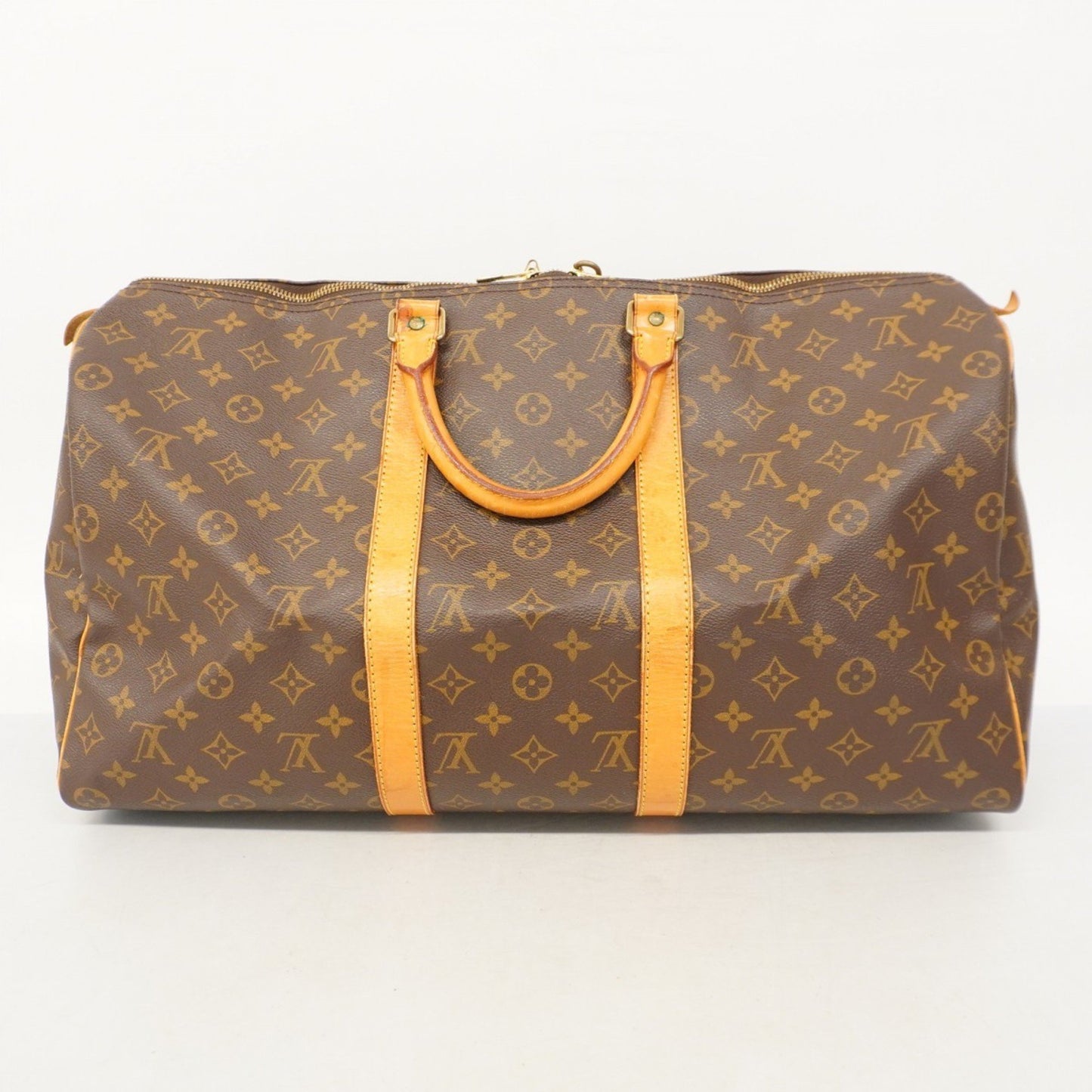 Louis Vuitton Keepall 50, Brown, Canvas, travel