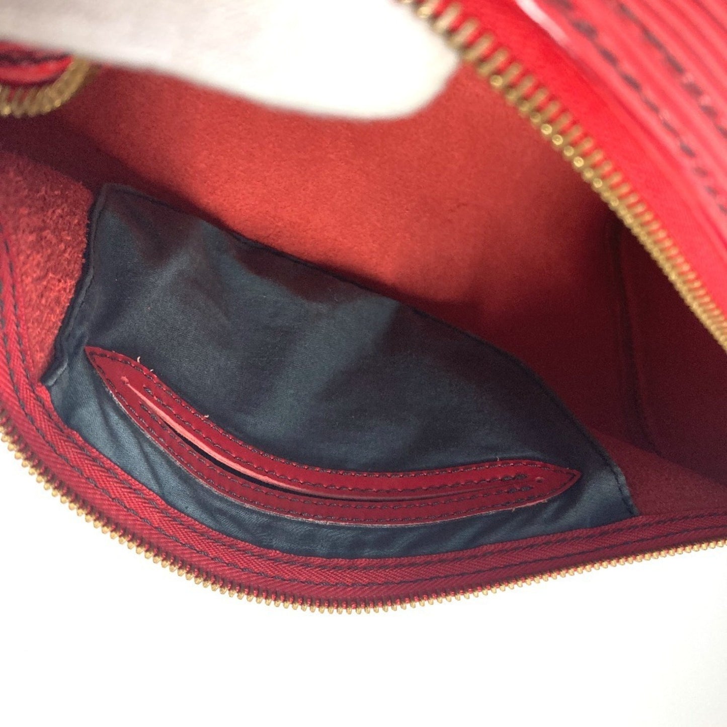 Louis Vuitton Speedy 30, Red, Leather, handbag