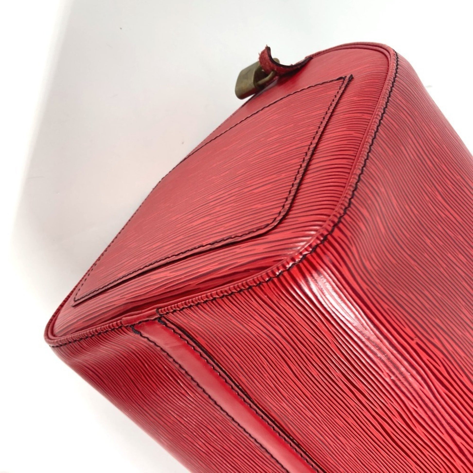 Louis Vuitton Speedy 30, Red, Leather, handbag