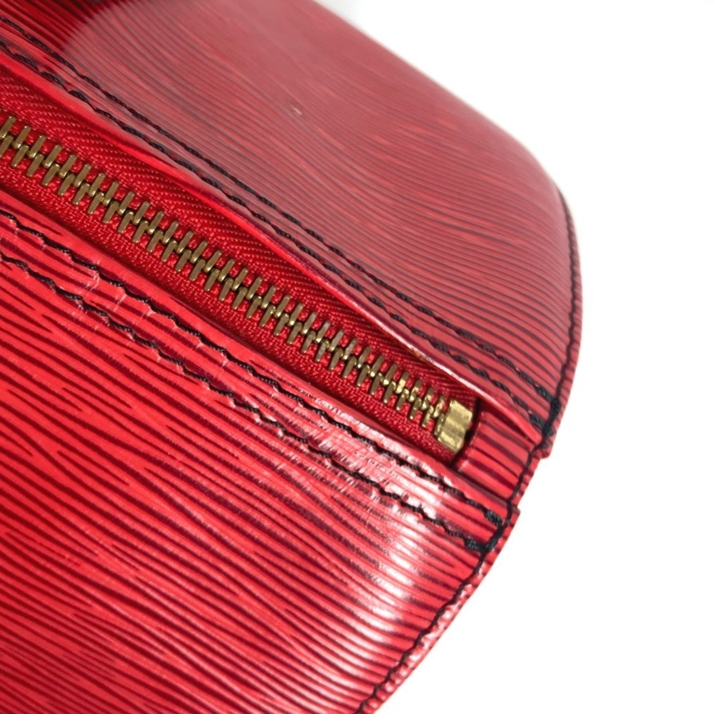 Louis Vuitton Speedy 30, Red, Leather, handbag