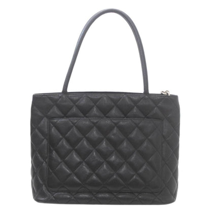 Chanel Medaillon, Black, Leather, tote