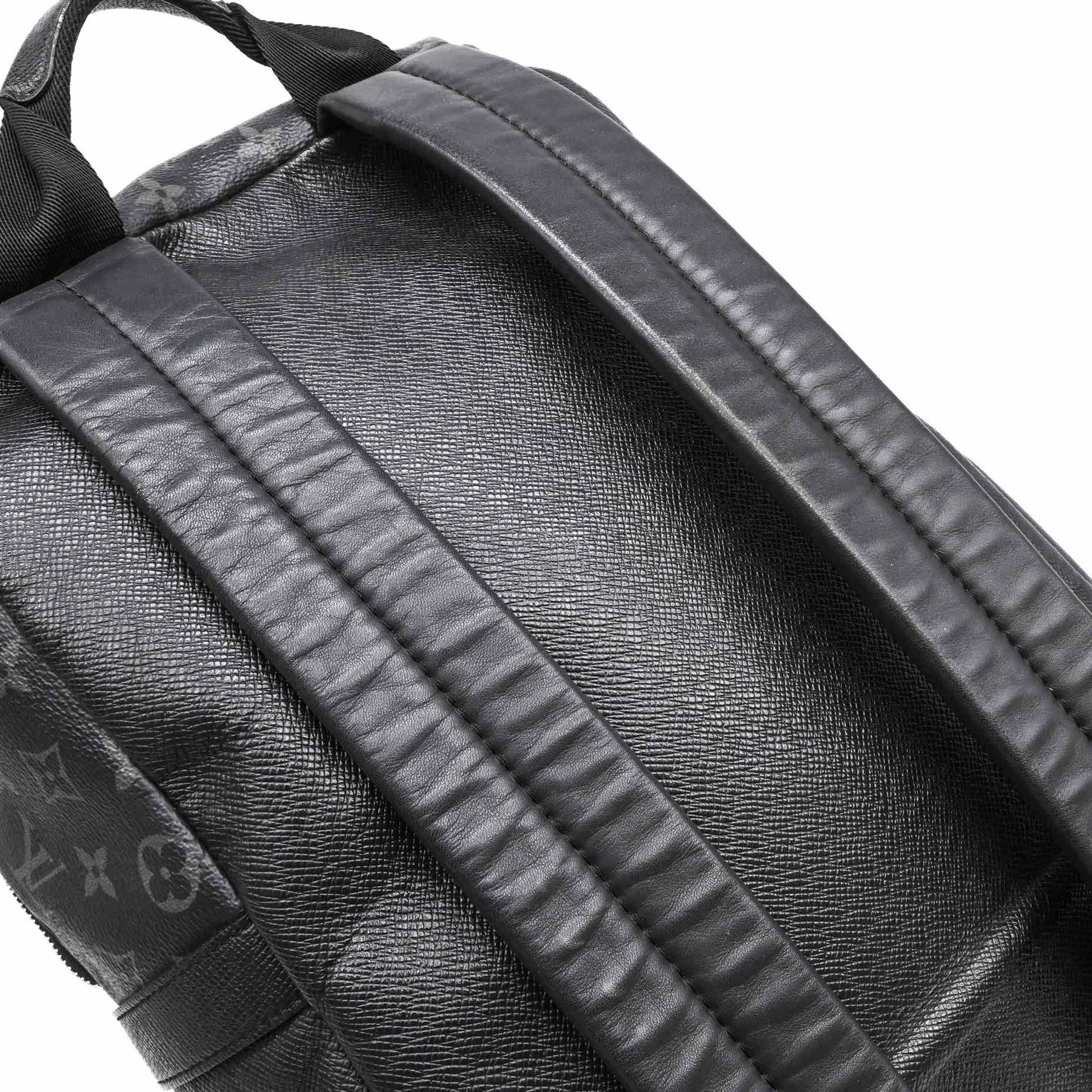 Louis Vuitton Discovery, Black, Canvas, backpack
