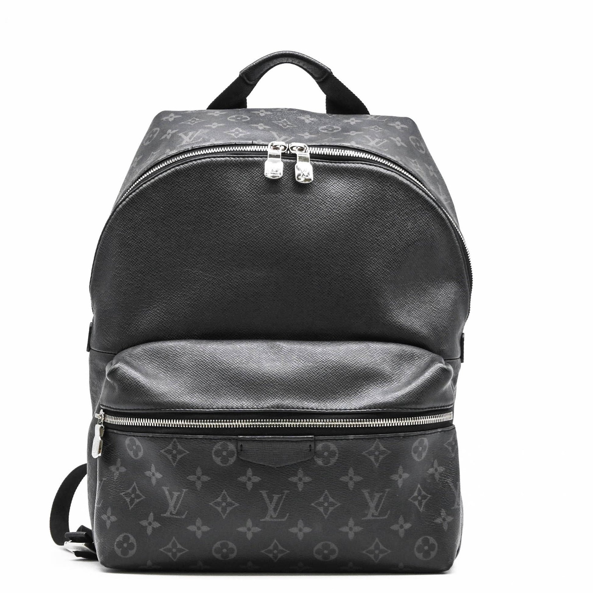 Louis Vuitton Discovery, Black, Canvas, backpack