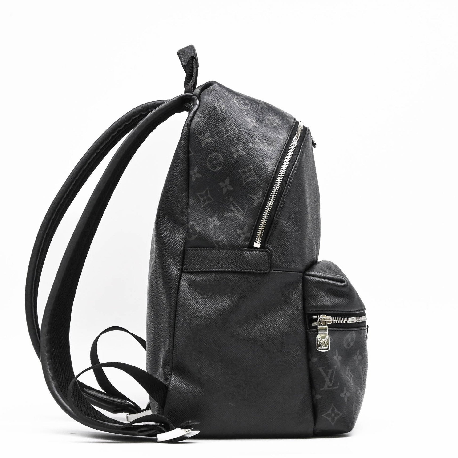 Louis Vuitton Discovery, Black, Canvas, backpack