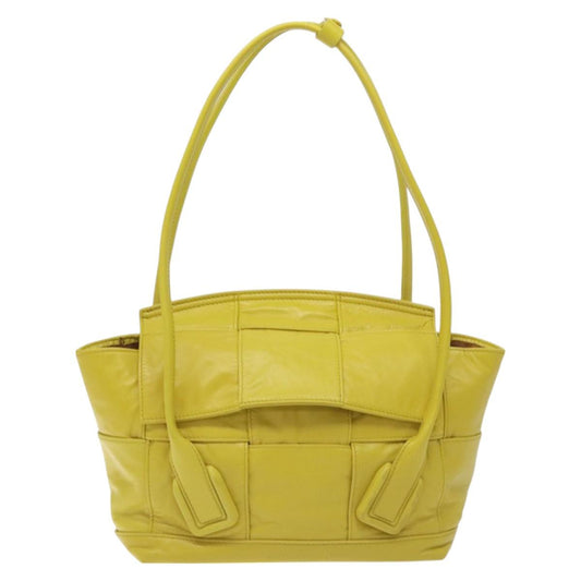 Bottega Veneta Arco, Yellow, Leather, shoulder