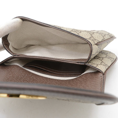 Gucci Interlocking G, "BEIGE, BROWN", "CANVAS, LEATHER", shoulder