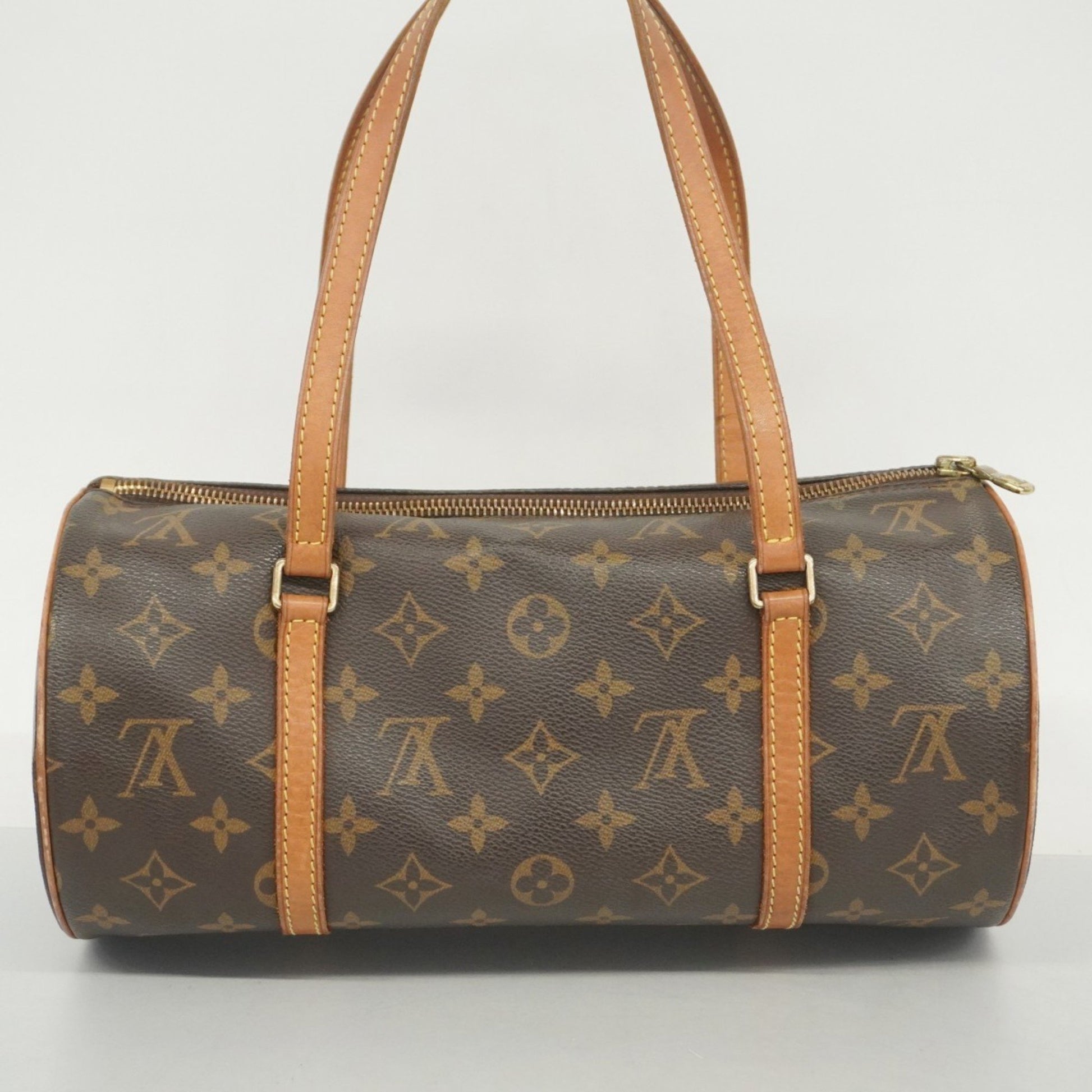 Louis Vuitton Papillon 30, Brown, Canvas, handbag