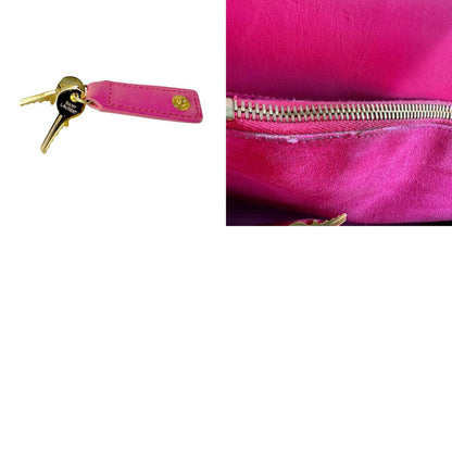 Saint Laurent Sac de jour, Pink, Leather, handbag