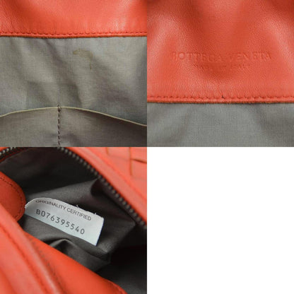 Bottega Veneta Intrecciato, Orange, Leather, handbag