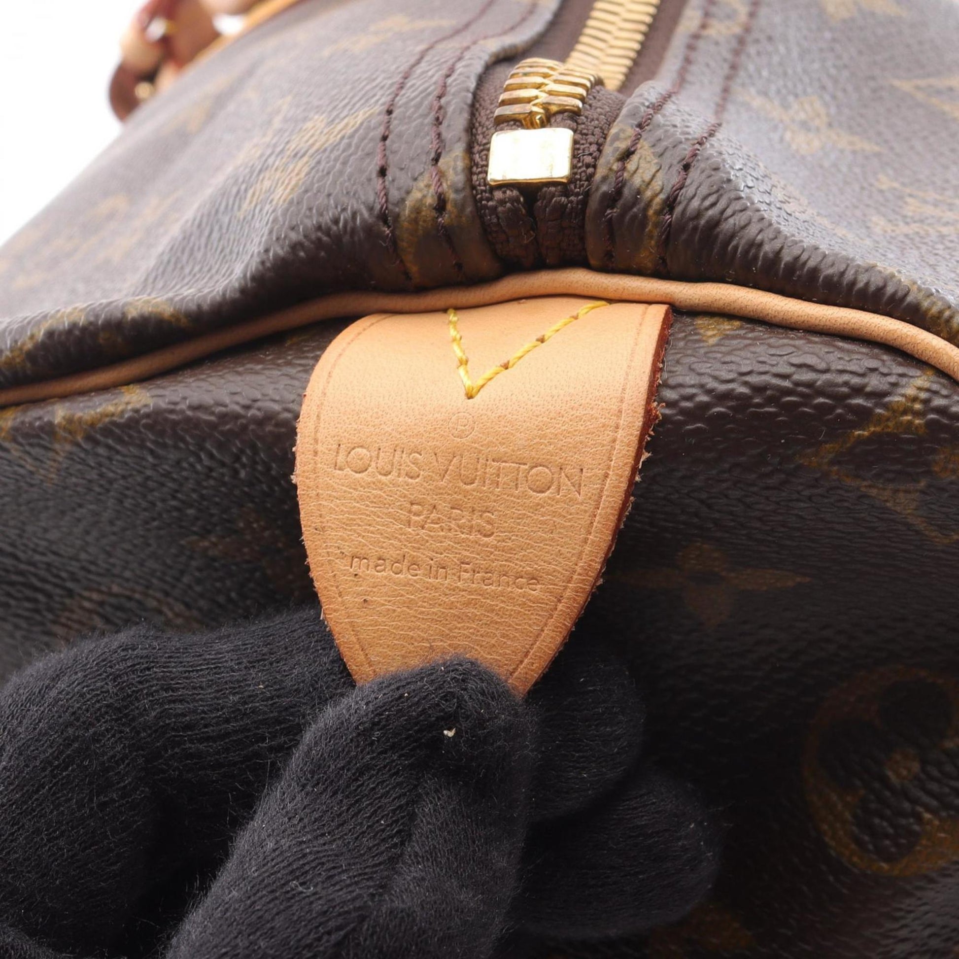 Louis Vuitton Keepall 55, Brown, Canvas, travel