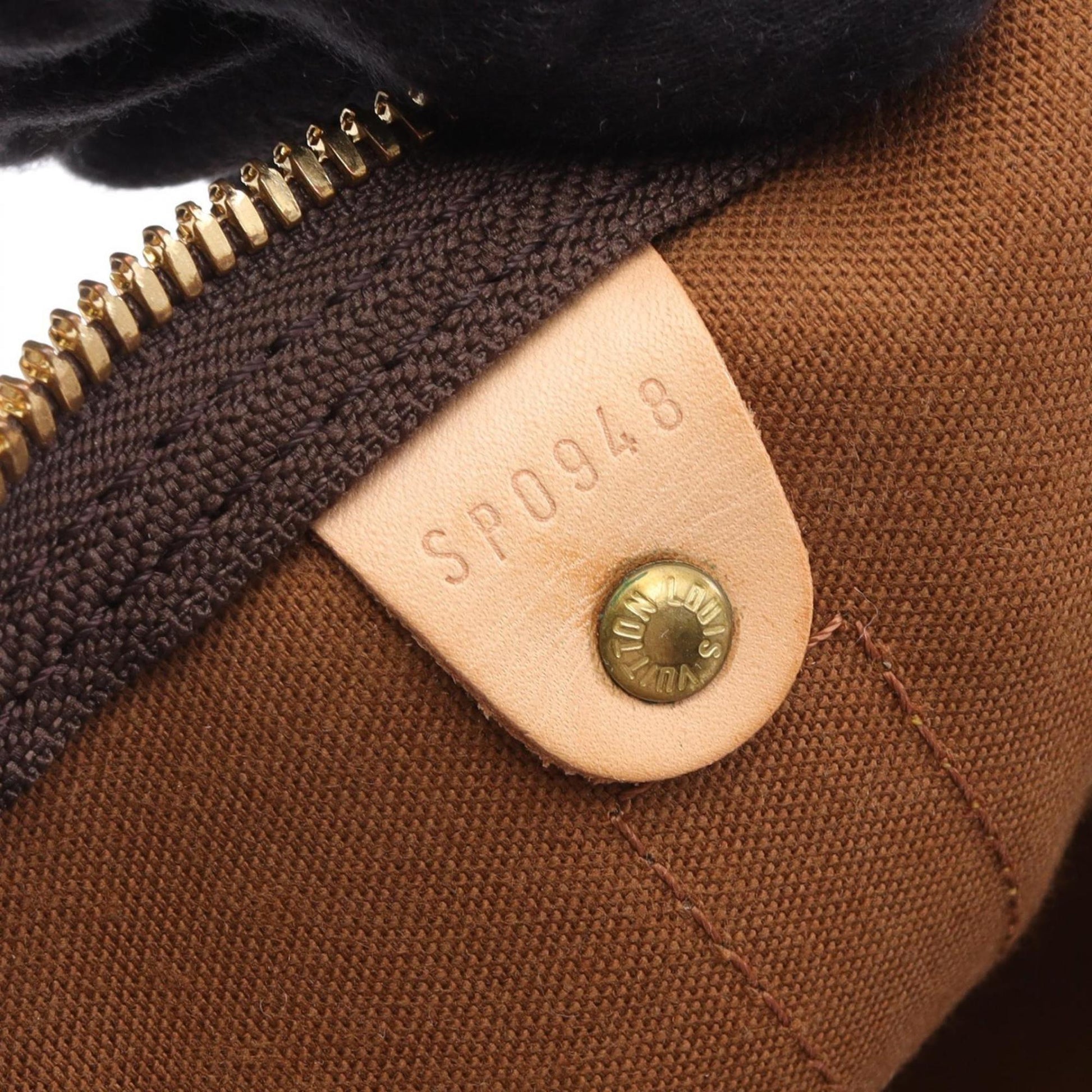 Louis Vuitton Keepall 55, Brown, Canvas, travel
