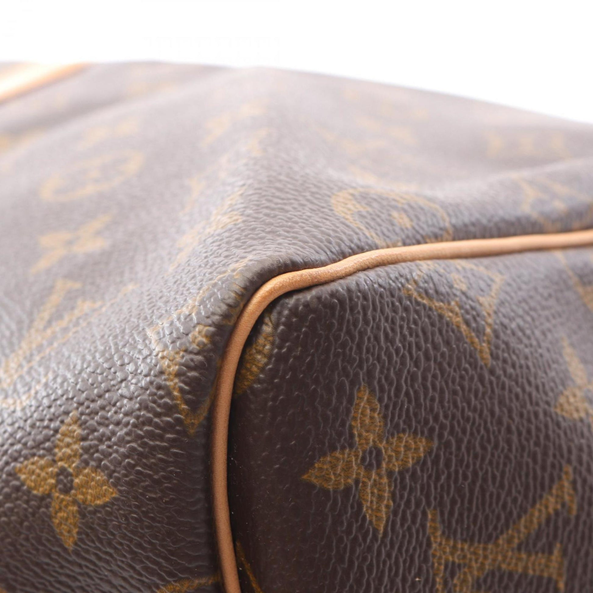 Louis Vuitton Keepall 55, Brown, Canvas, travel