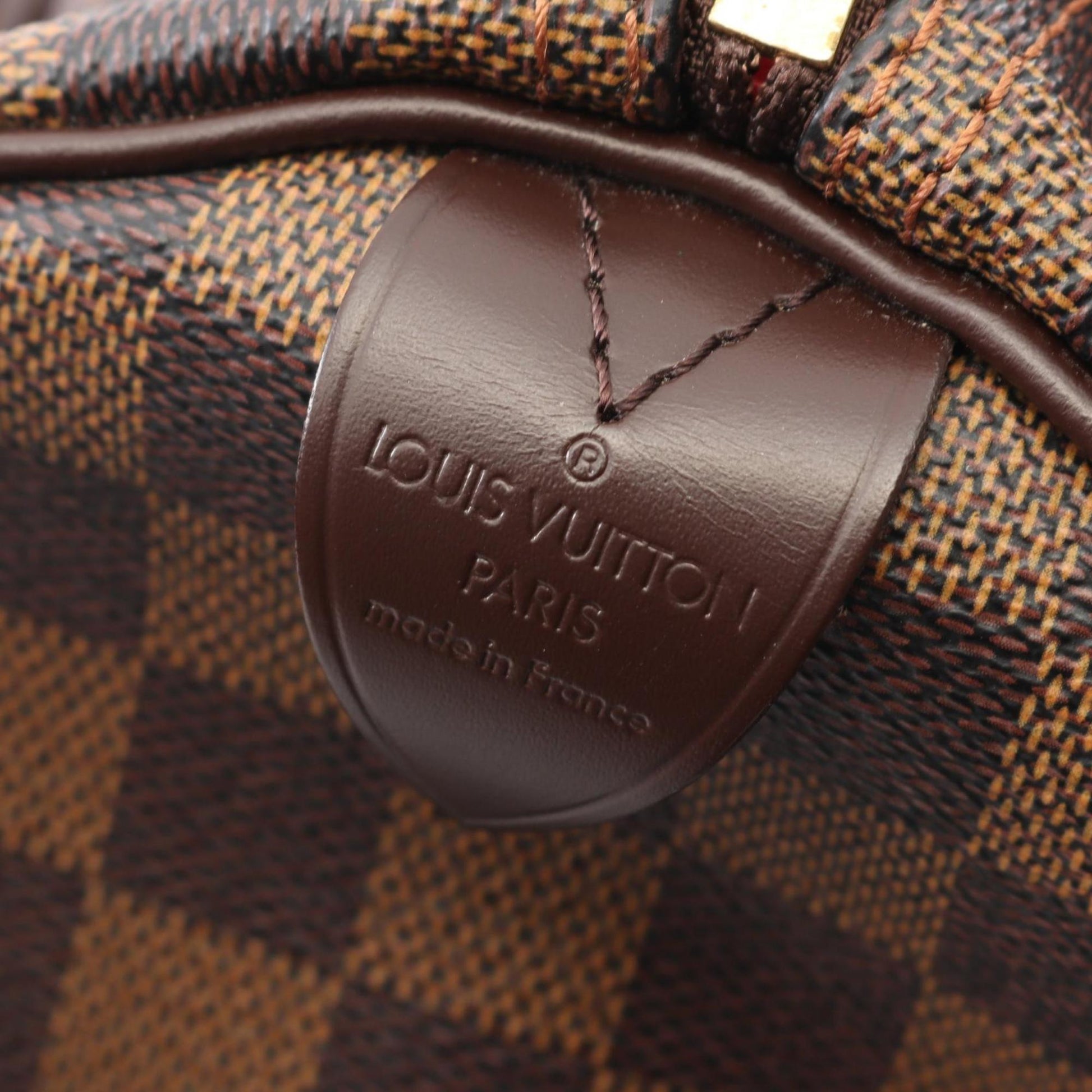 Louis Vuitton Speedy 30, Brown, Canvas, handbag